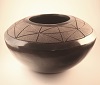 Raven Blackware Pottery - Rough Gray Design