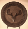 Raven Blackware Pottery - Elk Skull Plate