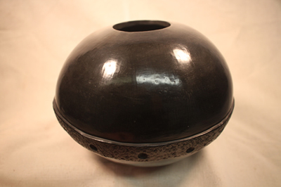 Raven Blackware Pottery - Out of the Past Pot