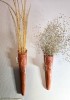 Raven Blackware Pottery - Redware grass vases